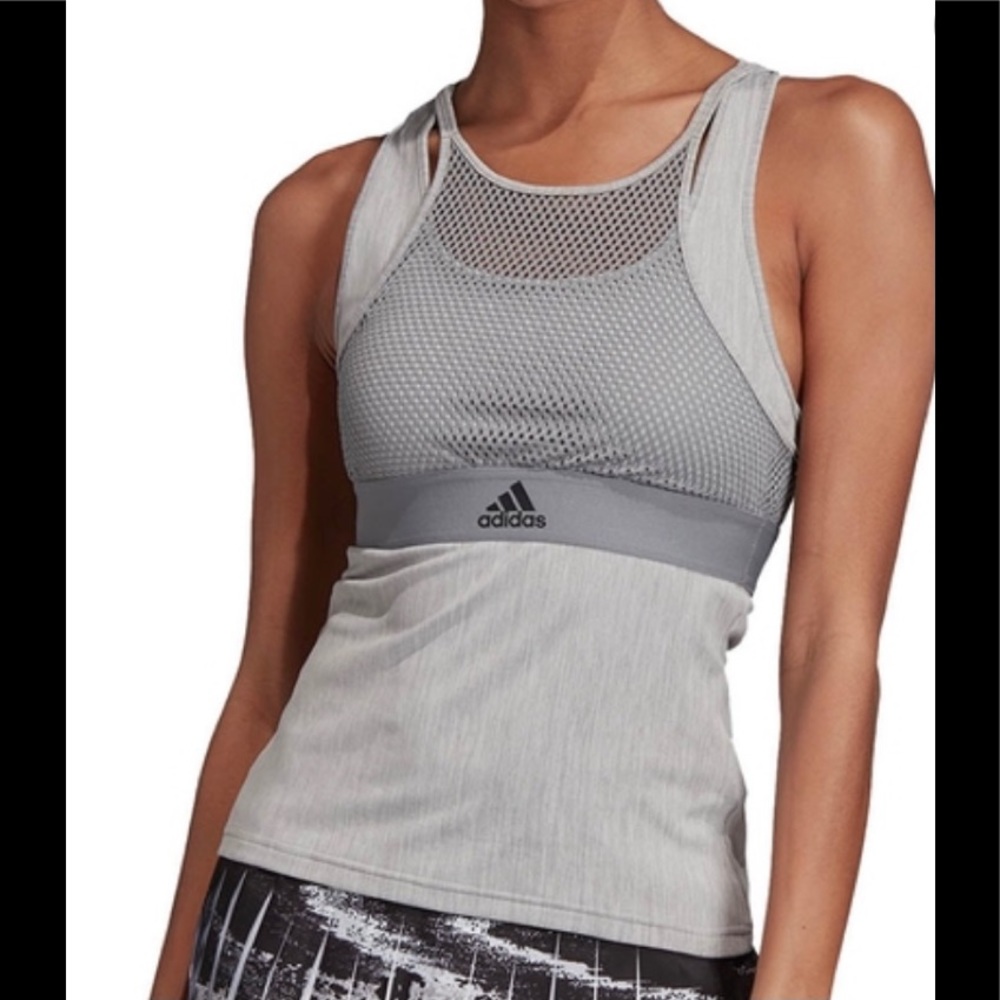 Adidas NY Women's Tennis Tank gray